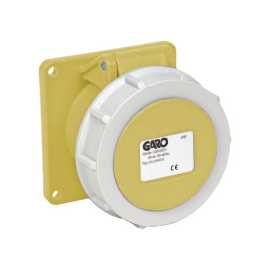 Garo UIV 316-4 S Paneelin ulostulo IP67, 4-napainen, 16A Keltainen, 4 h