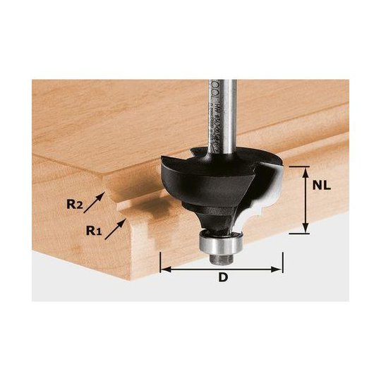 Festool HW S8 D36,7/R6/R6 Moniprofiilijyrsinterä kara 8mm