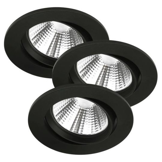 Nordlux FREMONT 47580103 Kohdevalaisin LED, 3 kpl, asennus rakenteen sisään, IP23 Musta