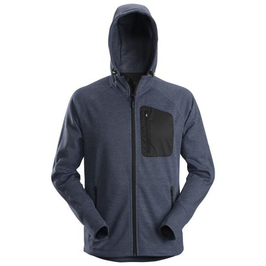 Snickers 8041 FlexiWork Huppari laivastonsininen,fleece XS