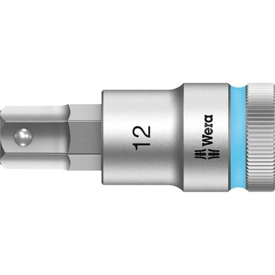 Wera 8740 C HF Kuusiokolohylsy 1/2" 12 mm, pituus 60 mm