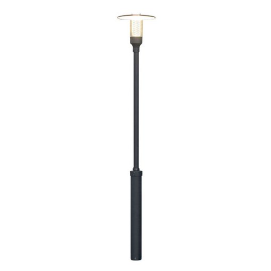 Konstsmide Nova Pylväslyhty 340 mm, musta Pitkä tolppa