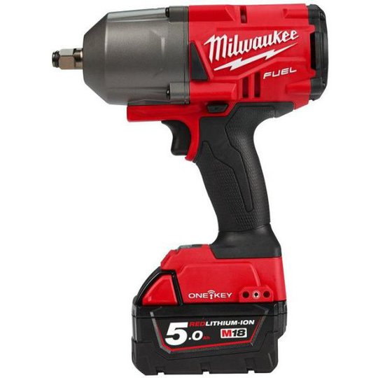 Milwaukee M18 ONEFHIWF12-502X Mutterinväännin sis. 5,0 Ah:n akut ja laturin