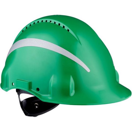 3M G3000 Suojakypärä Heijastimilla Vihreä