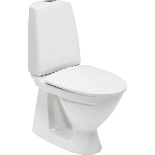 Ifö Sign 6860 WC-istuin valkoinen, S-lukolla, yksitoiminen huuhtelu