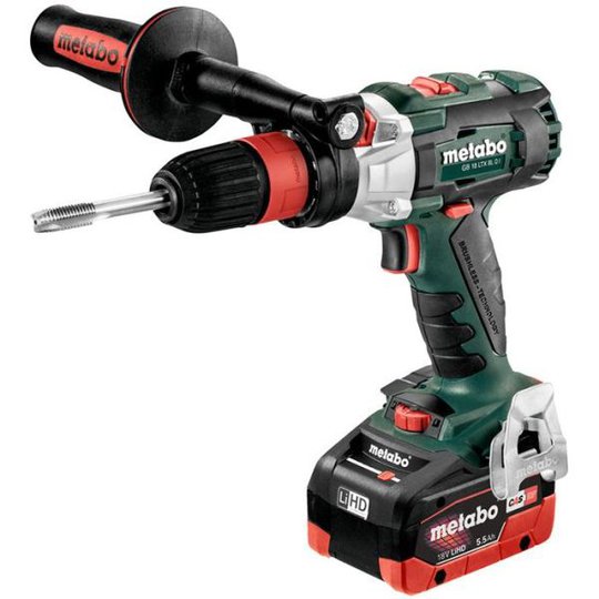 Metabo GB 18 LTX BL Q I Porakone-ruuvinväännin sis. 5,5 Ah:n akut ja laturin