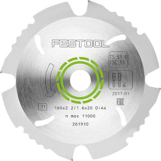 Festool DIA4 Sahanterä 160x2, 2x20mm