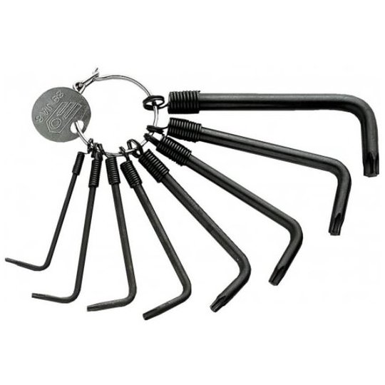 Facom 89.JA8 Torx-avainsarja 8 kpl, T8-T40, renkaassa