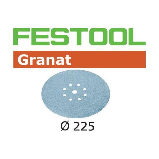 Festool STF GR Hiomapaperi 225mm, 8-reikäinen, 25 kpl P240