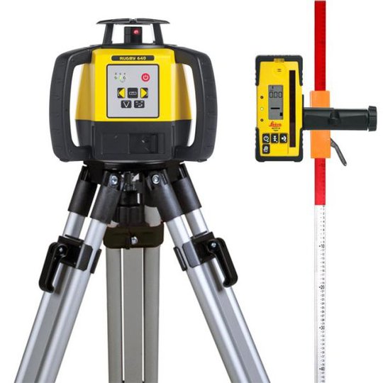 Leica Rugby 640 Pyörivä laser, paketti