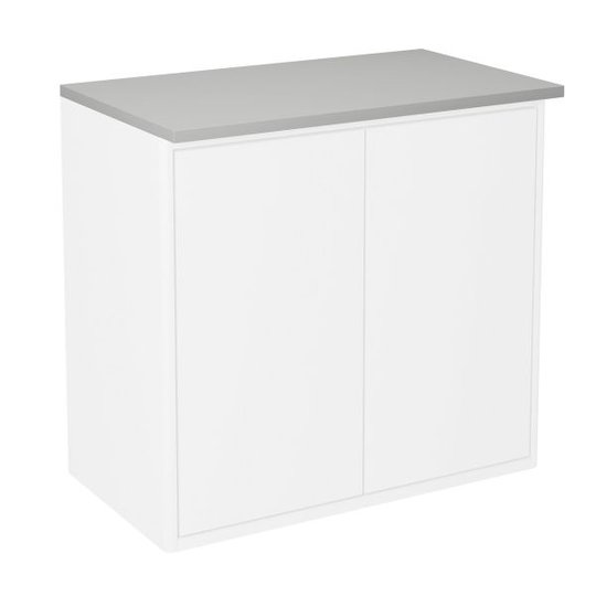 Gustavsberg Graphic Ylälevy kaapeille 60 x 32 cm, valaistuksella Harmaa